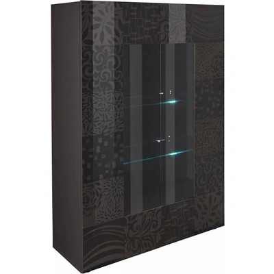 Abbildung von INOSIGN Stauraumvitrine &quot;Miro&quot;, Stauraumvitrine, Höhe 166 cm mit dekorativem Siebdruck