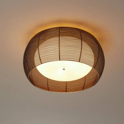 Abbildung von Brilliant Deckenleuchte Relax, ohne Leuchtmittel, Deckenlampe 50cm bronze/chrom