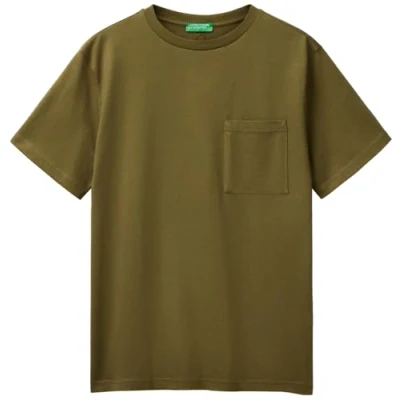 Abbildung von United Colors of Benetton Herren 3bl0u10a8 T Shirt, grün, Small
