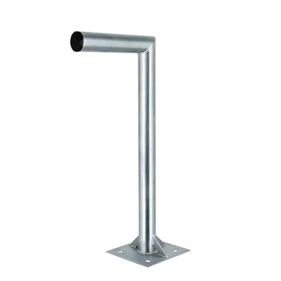 Abbildung von Premium X 60cm Wandhalter mit Verstrebung Stahl verzinkt Ø 48mm Winkel Wand Halterung für Satelliten Schüssel SAT Antenne
