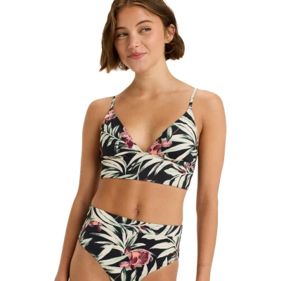 Abbildung von Roxy Beach Classics Bikinitop, Damen, Größe: Medium, Anthracite