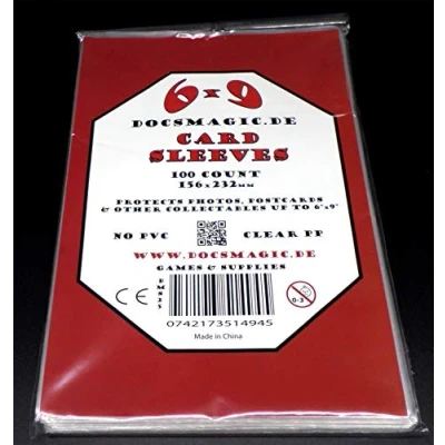 Abbildung von docsmagic.de 100 6&quot; x 9&quot; Card Sleeves 156 232 mm Photo Postcard Kartenhüllen