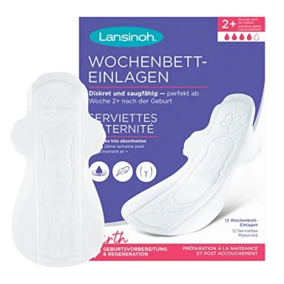 Abbildung von Lansinoh Wochenbett einlagen +2 Wochen 12 St. St