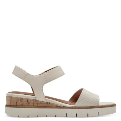 Abbildung von Tamaris Sandalette, Sommerschuh, Sandale, Keilabsatz, mit praktischem Klettverschluss