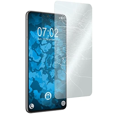 Abbildung von PhoneNatic 1er Pack Glas Folie klar kompatibel mit Samsung Galaxy S21 Schutzglas für