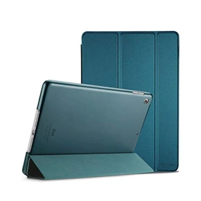 Abbildung von ProCase Hülle für iPad Mini 5 Ultra Dünn Smart, Leichte Stand Schutzhülle Shell mit Translucent Frosted Rückhülle 7.9&quot; Apple (2019) Teal