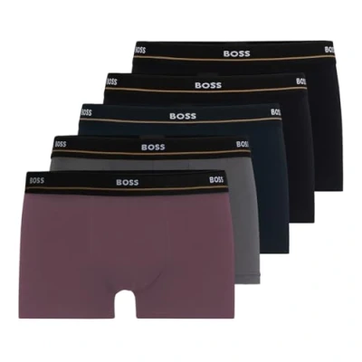 Abbildung von BOSS Trunk Essential 5 PACK Panties multicoloured, Herren, Größe: Small, Multi coloured
