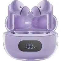 Abbildung von Intenso Buds Plus TWS True Wireless Kopfhörer T313AE mit Active Noise Cancelling, ENC, Bluetooth und bis zu 25 Std. Musikwiedergabe, Lila