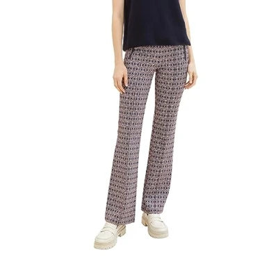 Abbildung von TOM TAILOR Damen Treggings mit Reißverschluss Taschen, geometrics ck jacquard, 32/32