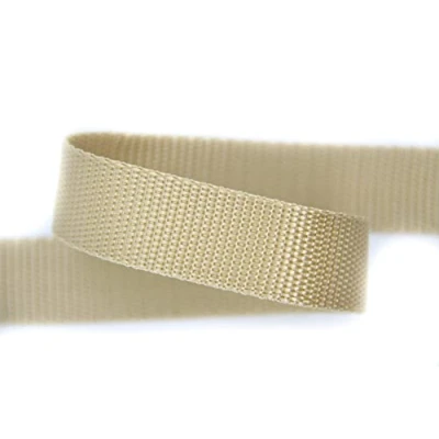 Abbildung von NTS Nähtechnik 25mm 5m Gurtband 100% Polypropylen Dunkelbeige