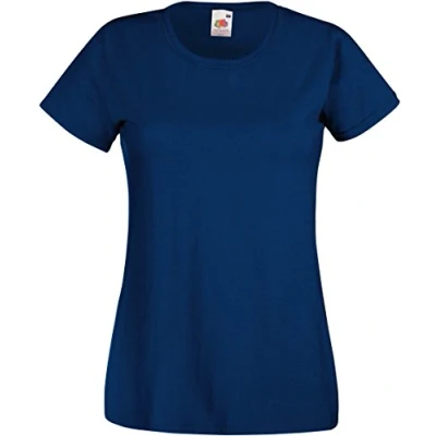 Abbildung von Fruit of the Loom Lady Fit Valueweight T 61 372 0 M,Navy