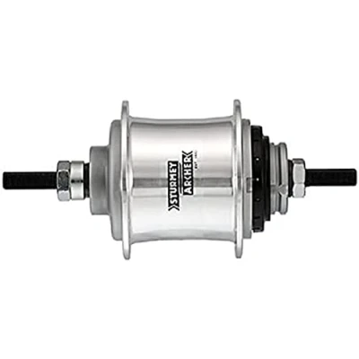 Abbildung von Getriebenabe 2 Fach Sturmey Archer A2 Automatik Freilaufnabe 36 Loch Silber