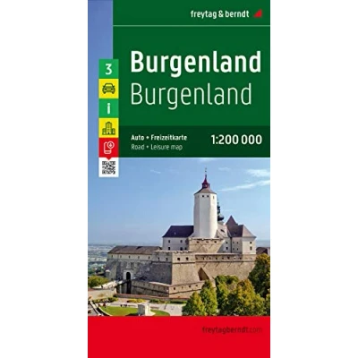 Abbildung von Burgenland, Autokarte 1:200.000: Auto und Freizeitkarte. Cityplan Eisenstadt, GPS tauglich, Ortsregister mit Postleitzahlen (freytag &amp; berndt + Freizeitkarten)