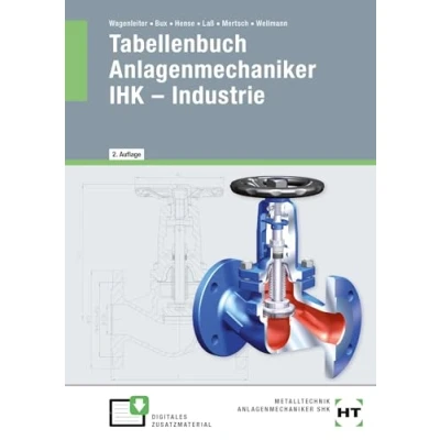 Abbildung von Tabellenbuch Anlagenmechaniker IHK Industrie