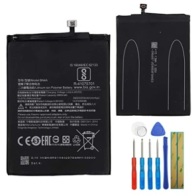 Abbildung von E yiiviil Battery BN4A Compatible with Xiaomi Redmi Note 7 M1901F7C M1901F7E Tools