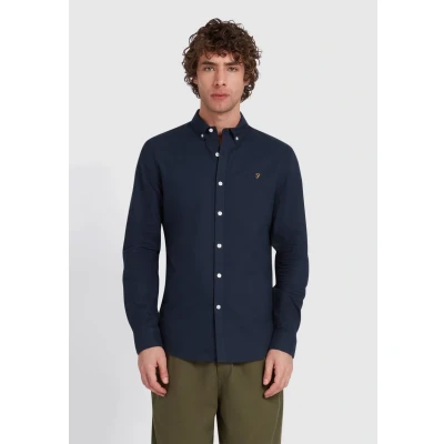 Abbildung von Farah Brewer Hemd, Herren, Größe: Large, Navy