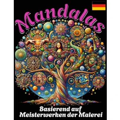 Abbildung von Erwachsenen Malbuch: Mandalas von Meisterwerken der Kunst Entspanne dich, lass dich inspirieren und entdecke deine innere Kreativität mit jedem ... &quot;Mandalas Kunst&quot;