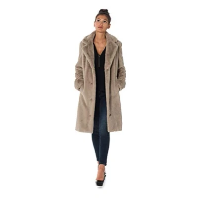 Abbildung von Oakwood Damen Cyber Mantel, Beige (Beige Foncé 0625), X Large