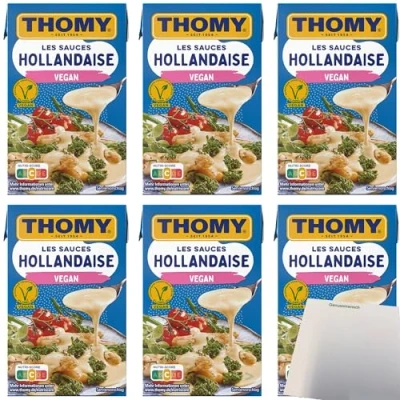Abbildung von Thomy Les Sauce Hollandaise Vegan 6er Pack (6x250ml Packung) + usy Block