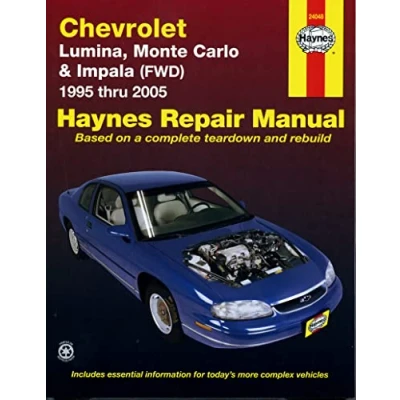 Abbildung von Chevrolet Lumina, Monte Carlo &amp; Impala (FWD) 1995 thru 2005 (Hayne&#039;s Automotive Repair Manual)
