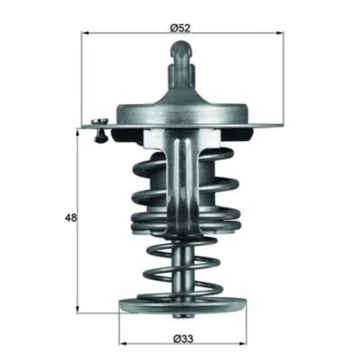 Abbildung von MAHLE ORIGINAL TX 82 80D Kühlwasserthermostat 80 52 mit Dichtung TOYOTA: Yaris I Schrägheck, Aygo, II DAIHATSU: Sirion II, Copen