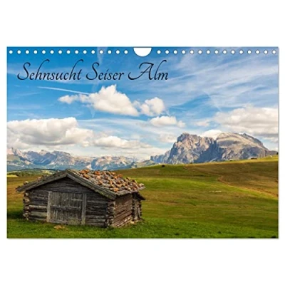 Abbildung von Sehnsucht Seiser Alm (Wandkalender 2025 DIN A4 quer), CALVENDO Monatskalender