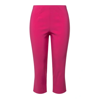 Abbildung von Ulla Popken Bengalin Stoffhose, Damen, Größe: 68, Fuchsia pink