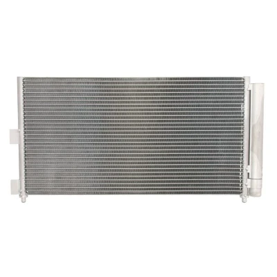 Abbildung von VALEO 818021 Klimakondensator ohne Trockner Aluminium 312 R 134a FIAT: Punto II Schrägheck, Doblo I Kombi, Idea, LANCIA: Musa, Ypsilon II, Y