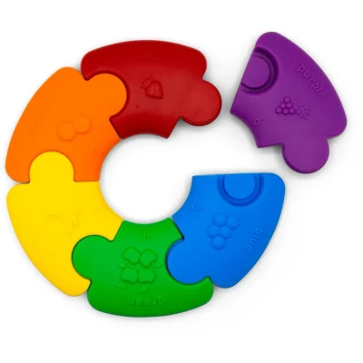 Abbildung von Jellystone Designs Farbkreis Beißring, Rainbow