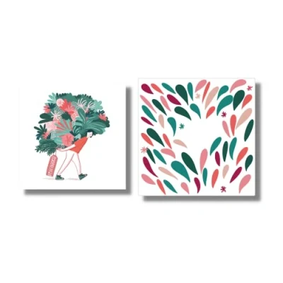 Abbildung von Forletter Grußkarte, 15 x cm, Blumen