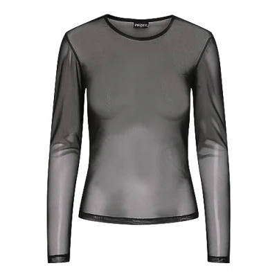 Abbildung von PIECES Pcninni Ls Mesh Top Noos Bc Qx