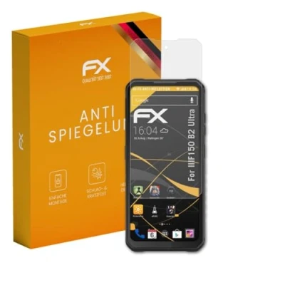 Abbildung von atFoliX Panzerfolie kompatibel mit IIIF150 B2 Ultra Schutzfolie, entspiegelnde und stoßdämpfende FX Folie (3X)