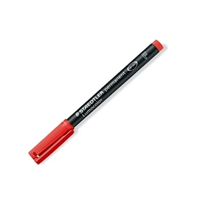 Abbildung von STAEDTLER Permanentmarker Lumocolor permanent F, (1 tlg), wisch und wasserfest