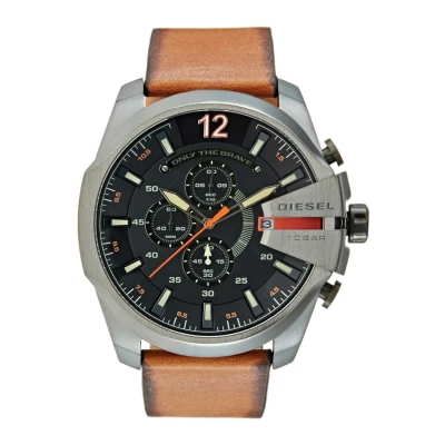 Abbildung von Diesel Chronograph, Herren, Größe: One Size, Hellbraun