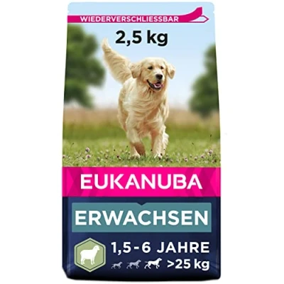 Abbildung von 2,5 kg Eukanuba Dog Adult Large Breed Lamm/Reis (WEG=WEG, Max. 2 pro B...