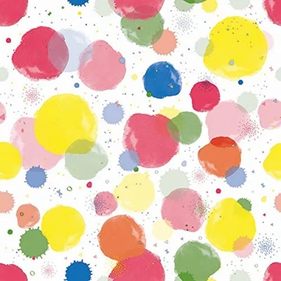 Abbildung von 20 Servietten Bunte Farbtupfer Party Kindergeburtstag Tischdeko Decoupage Serviettentechnik 33x33cm