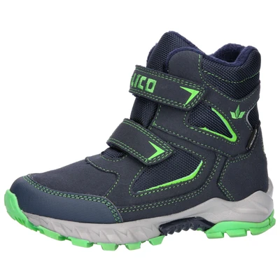 Abbildung von LICO Mauno Snowboot/Winterstiefel für Kinder, Größe: 26, Marine/grün Schuhe