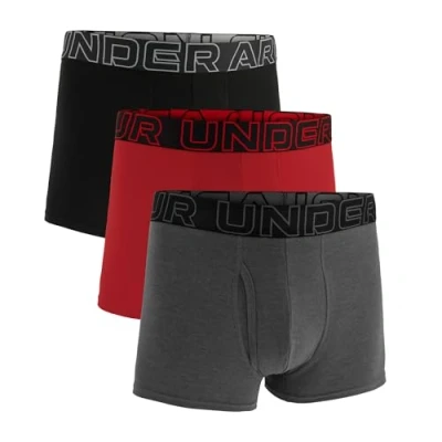 Abbildung von Under Armour Underwear Performance Solid 3 PACK Panties, Herren, Größe: 5XL, Castlerock heather