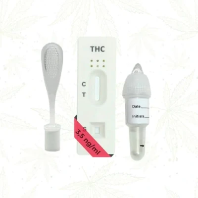 Abbildung von EKNA Cannabis Test 3,5 ng 2x Polizei Drogenschnelltest Drogentest THC Speichel Schnelltest für Fahrtauglichkeit Zuverlässige &amp; Sichere Ergebnisse (2 Stück)