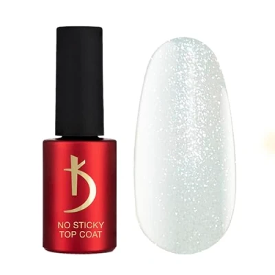 Abbildung von K Professional Top Coat Gel UV No Wipe Glitzern 7ml Überlack Nägel Nagellack LED Sparkle Finish Polish