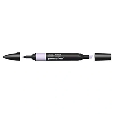 Abbildung von Winsor &amp; Newton &quot; ProMarker 0203031 Professioneller Layoutmarker 2 Spitzen, fein breit für Zeichnungen, Design Layouts Lavendel