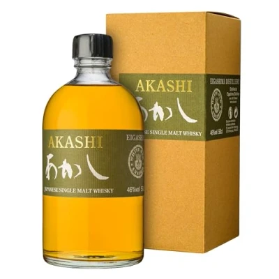 Abbildung von AKASHI White Oak Single Malt Whisky mit Geschenkverpackung (1 x 0.5 l)