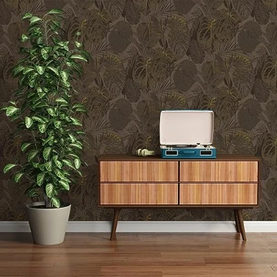 Abbildung von living walls Vliestapete &quot;Famous Garden Natur Tapete Mustertapete Dschungel Optik Dschungeloptik&quot;, matt, botanisch für Schlafzimmer Küche Wohnzimmer Flur