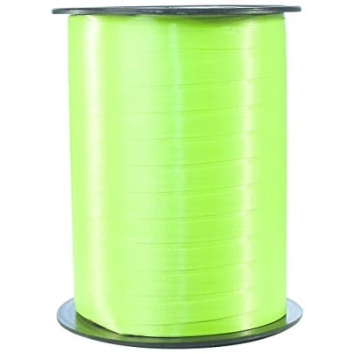 Abbildung von Clairefontaine 601719C Spule Geschenkband glatt (500 m x 7 mm, ideal für Bastelprojekte und Geschenke) 1 Stück hellgrün