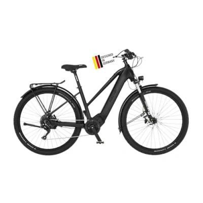 Abbildung von FISCHER Fahrrad E Bike &quot;TERRA 8.0i 45&quot;, 10 Gang, Shimano, Deore, Mittelmotor 250 W, (mit Fahrradschloss), Pedelec, Elektrofahrrad für Damen u. Herren, ATP