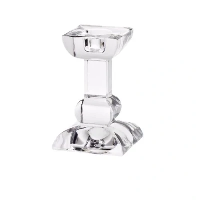 Abbildung von CRISTALICA Kerzenhalter Kerzenständer Klasisch 10,5 cm Transparent Glas Bleikristall Stabkerze