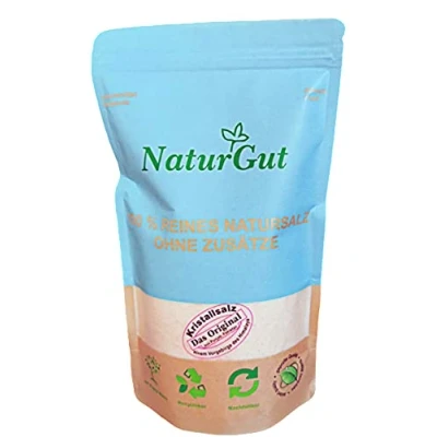 Abbildung von NaturGut Kristallsalz aus einem Vorgebirge des Himalaya fein im Polybeutel 500g Punjab, Pakistan Speisesalz Feinsalz