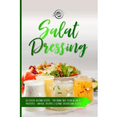 Abbildung von Salat Dressing: 66 leckere Dressing Rezepte Von sahnig über vegan bis hin zu zuckerfrei Einfache, kreative &amp; gesunde Salatdressing