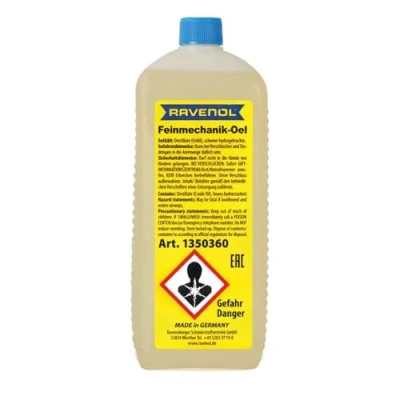 Abbildung von RAVENOL Feinmechaniköl (1 Liter) Schmieröl für präzise Maschinenbewegungen 1000 Milliliter Korrosion verhindern