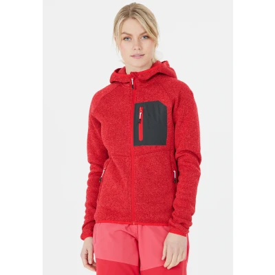 Abbildung von Whistler Fleecejacke, Damen, Größe: 40, Rood zwart